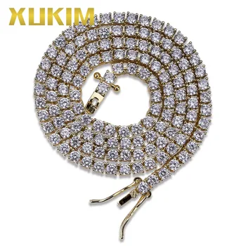 Xukim Jewelry 5mm Tennis Chain Chocker Necklace AAA Cubic Zirconia Iced Out Hip Hop Jewelry Rock Rapper Jewelry
Xukim Jewelry 5mm Tennis Chain Chocker Necklace AAA Cubic Zirconia Iced Out Hip Hop Jewelry Rock Rapper Jewelry