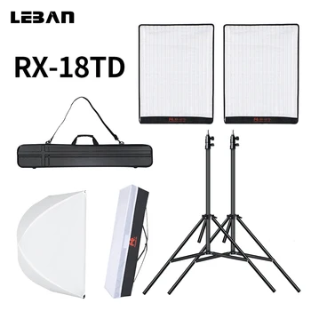 Falcon Eyes 2pcs RX-18TD 100W Portable LED Video Light 504pcs Flexible Rollable Cloth Lamp with Diffuser + Outdoor Carry Bag Kit
Falcon Eyes 2pcs RX-18TD 100W Portable LED Video Light 504pcs Flexible Rollable Cloth Lamp with Diffuser + Outdoor Carry Bag Kit