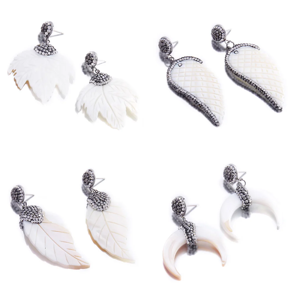 Trendy Shell Pearls Dangle Earrings Multi-style Multi-color For Party Wedding Jewelry Drop Earrings Berbeny 2018
Trendy Shell Pearls Dangle Earrings Multi-style Multi-color For Party Wedding Jewelry Drop Earrings Berbeny 2018