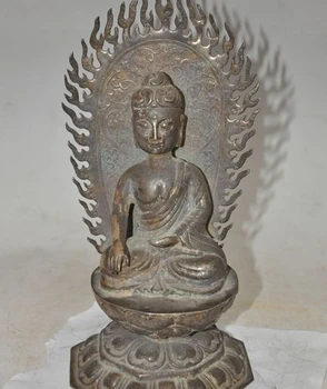 9"old chinese tibet buddhism 100% pure silver lotus buddha immortals god statue
9"old chinese tibet buddhism 100% pure silver lotus buddha immortals god statue