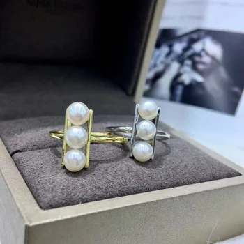 3 PEARLS 925 Sterling Silver Adjustable Ring Findings Mountings Settings Parts Fittings for Pearl Jade Coral Stones Bead
3 PEARLS 925 Sterling Silver Adjustable Ring Findings Mountings Settings Parts Fittings for Pearl Jade Coral Stones Bead