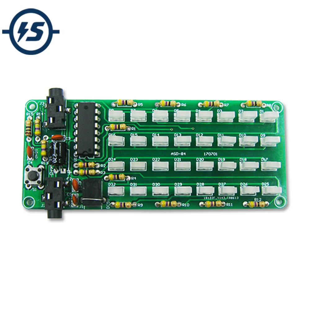 ASD-84 Audio Spectrum 8x4 RDIY Kit Level Indicator Voice Spectrum Lights Red+Blue Colorful Display DIY Kits DC 5V
ASD-84 Audio Spectrum 8x4 RDIY Kit Level Indicator Voice Spectrum Lights Red+Blue Colorful Display DIY Kits DC 5V
