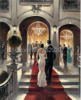 Gala Opening oil painting of Brent Heighton High quality canvas Reproduction Hand painted Romantic Art Paris Landscape
Gala Opening oil painting of Brent Heighton High quality canvas Reproduction Hand painted Romantic Art Paris Landscape