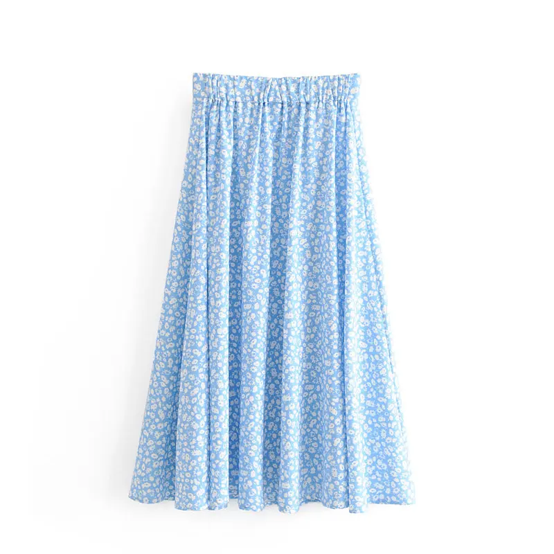 vintage women blue floral skirts 2019 fashion ladies summer bohemian midi skirt high waist girls parties chic clothes jupe femme
vintage women blue floral skirts 2019 fashion ladies summer bohemian midi skirt high waist girls parties chic clothes jupe femme