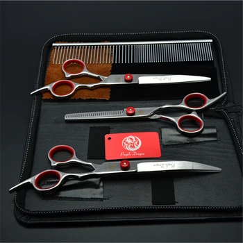 Down-4Pcs 7.0" 19.5cm Purple Dragon Thinning Shears Cutting Scissors Hairdresser For Dog Pets Hair Clipping Shears Add Bag Z3001
Down-4Pcs 7.0" 19.5cm Purple Dragon Thinning Shears Cutting Scissors Hairdresser For Dog Pets Hair Clipping Shears Add Bag Z3001