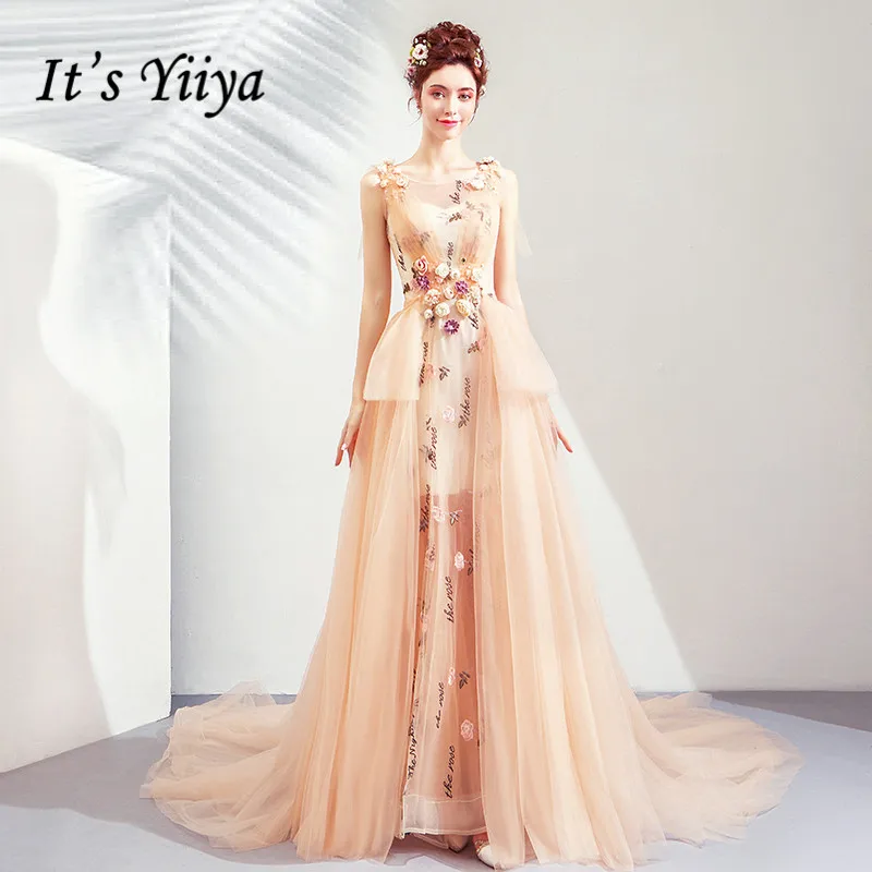 It's YiiYa Evening Dress Flowers Beadidng Appliques Long Wedding Formal Dresses Embroidery Floral Sleeveless Party Gown E172
It's YiiYa Evening Dress Flowers Beadidng Appliques Long Wedding Formal Dresses Embroidery Floral Sleeveless Party Gown E172