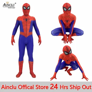 New Spider Into the Spider-Verse Peter Benjamin Park Cosplay Costume for Men Boys Spider Superhero Zentai Bodysuit Suit
New Spider Into the Spider-Verse Peter Benjamin Park Cosplay Costume for Men Boys Spider Superhero Zentai Bodysuit Suit