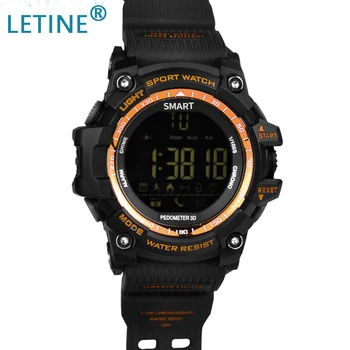LETINE Bluetooth Smart Watch 5ATM IP67 Waterproof Pedometer Stopwatch Alarm Clock Calendar Watch EX16
LETINE Bluetooth Smart Watch 5ATM IP67 Waterproof Pedometer Stopwatch Alarm Clock Calendar Watch EX16