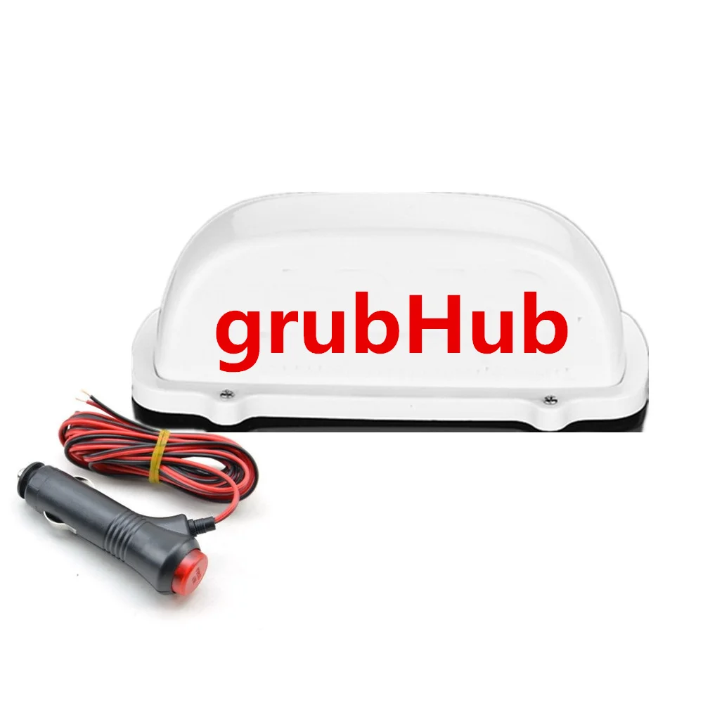 1 pcs LED car grubhub Top Light Roof sigl light and with 3 Meter line and Magnet base grubhub lamp red Text
1 pcs LED car grubhub Top Light Roof sigl light and with 3 Meter line and Magnet base grubhub lamp red Text