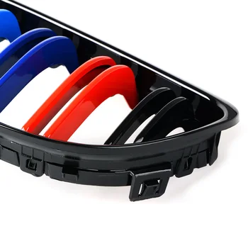 For BMW E90 Pair of Gloss Black M-color Car Front Grille Grilles with Double Line 2007 2008 2009 2010 2011 2012
For BMW E90 Pair of Gloss Black M-color Car Front Grille Grilles with Double Line 2007 2008 2009 2010 2011 2012
