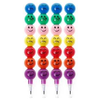 1Set x Pencil 4Pcs 7 Colors Stacker Swap Cute Smile Face Pencils For School Childrens Toys New
1Set x Pencil 4Pcs 7 Colors Stacker Swap Cute Smile Face Pencils For School Childrens Toys New