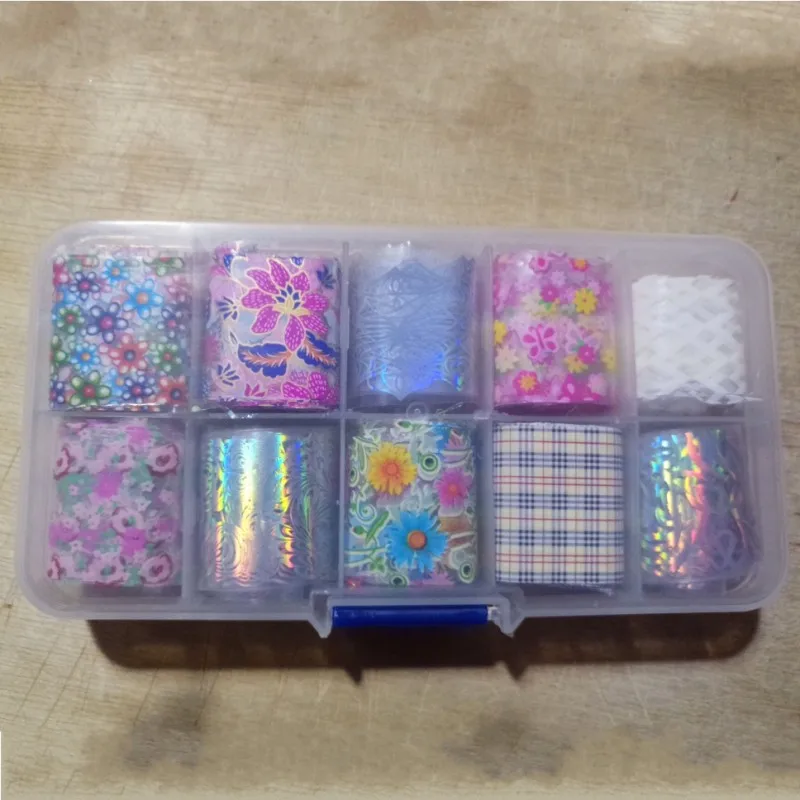 10Pcs Flower Nail Foils For Holographic Laser Nails Transfer Foil Wraps Sticker 10 Colors Starry Sky Tip Nail Decorations NZ06-2
10Pcs Flower Nail Foils For Holographic Laser Nails Transfer Foil Wraps Sticker 10 Colors Starry Sky Tip Nail Decorations NZ06-2