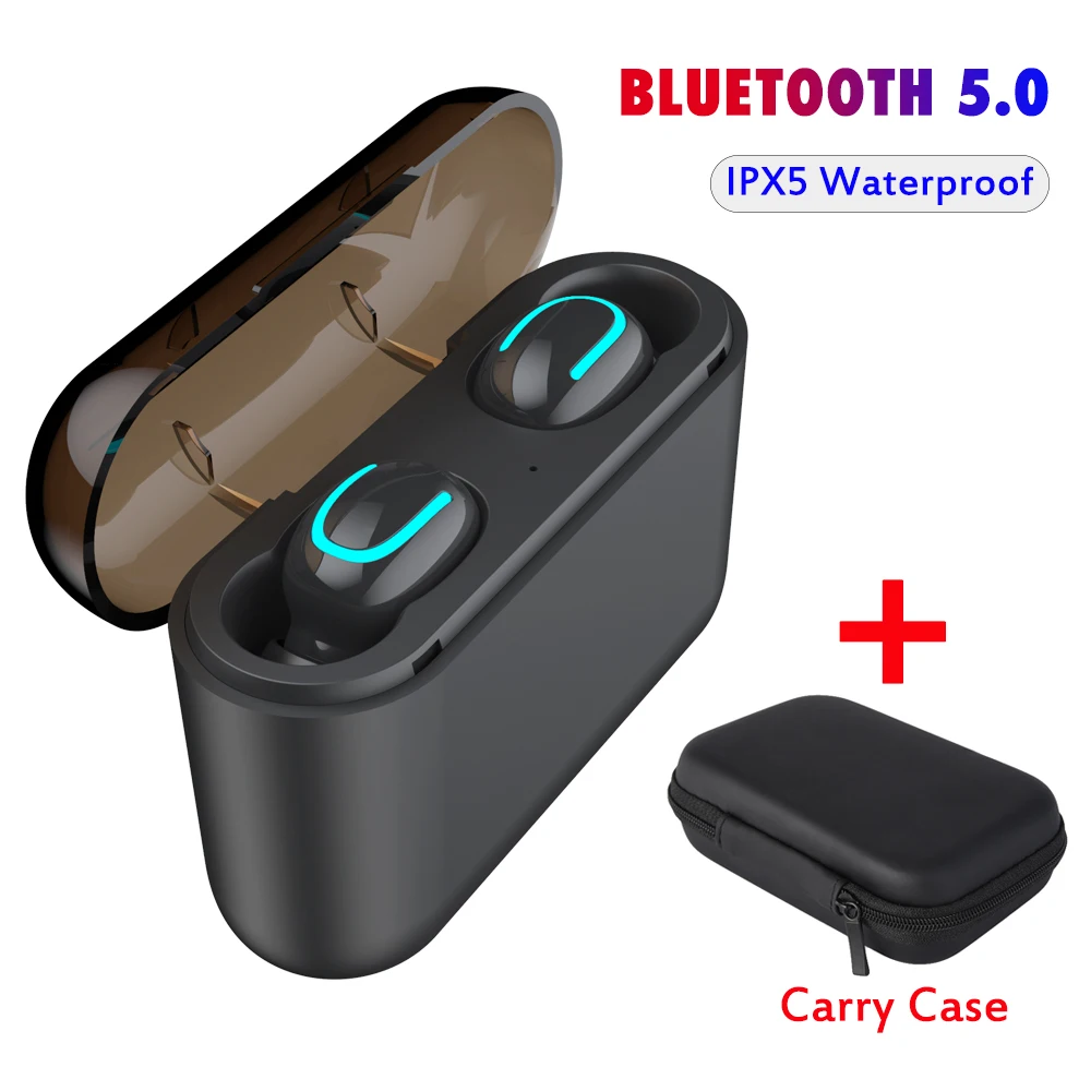 TWS Earphones 5.0 Bluetooth Headphones Wireless Earbuds Q32 with Free Gift Sports Headset Mini Size IPX5 Waterproof PK i10 i12
TWS Earphones 5.0 Bluetooth Headphones Wireless Earbuds Q32 with Free Gift Sports Headset Mini Size IPX5 Waterproof PK i10 i12