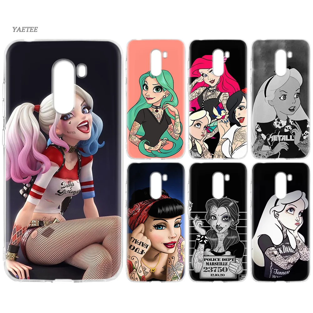 Print Silicone Back Case For Xiaomi Pocophone F1 Mi 8 lite Play Redmi 5 Plus Note 7 6 Pro 5A 4 4X Cover Tattoo Alice Ariel Jasmi
Print Silicone Back Case For Xiaomi Pocophone F1 Mi 8 lite Play Redmi 5 Plus Note 7 6 Pro 5A 4 4X Cover Tattoo Alice Ariel Jasmi