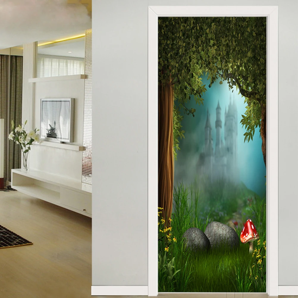 Creative Door Stickers Removable Mushroom 3D Waterproof PVC Door Stickers Renovation Door Stickers for Living Room Bathroom
Creative Door Stickers Removable Mushroom 3D Waterproof PVC Door Stickers Renovation Door Stickers for Living Room Bathroom