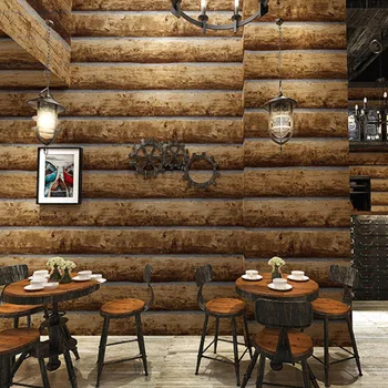 Retro Antique Wooden Wallpaper 3D Stereo Restaurant Coffee Shop Bar Stripe Wall Papers For Walls PVC Waterproof Papel De Parede
Retro Antique Wooden Wallpaper 3D Stereo Restaurant Coffee Shop Bar Stripe Wall Papers For Walls PVC Waterproof Papel De Parede
