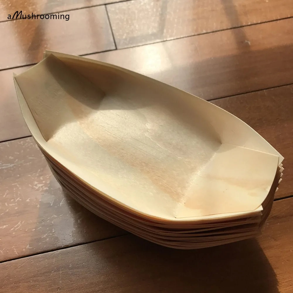 Wooden Disposable sushi boat Sushi Tray sashimi 7" For Wedding Party Buffet Baby Shower Pine Wood 18.5cm length Food Tray
Wooden Disposable sushi boat Sushi Tray sashimi 7" For Wedding Party Buffet Baby Shower Pine Wood 18.5cm length Food Tray