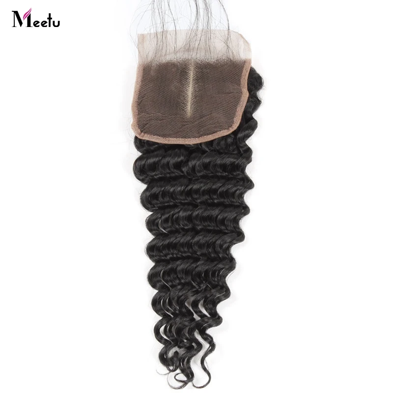 Meetu Peruvian Deep Wave Closure with Baby Hair Free/Middle/Three Part Lace Closure 100% Human Hair Closure 4x4 inch Non Remy
Meetu Peruvian Deep Wave Closure with Baby Hair Free/Middle/Three Part Lace Closure 100% Human Hair Closure 4x4 inch Non Remy