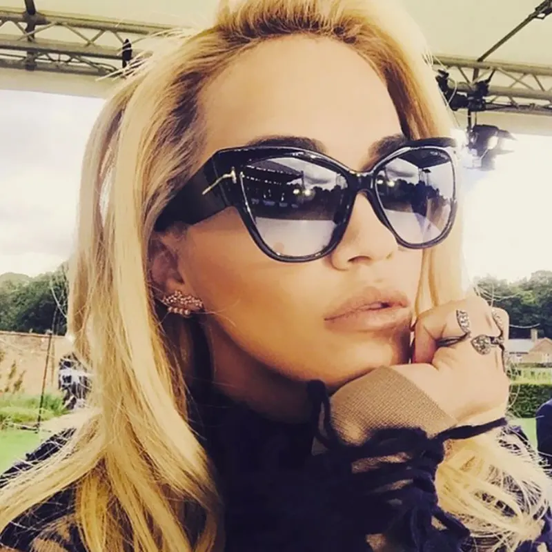 Luxury Vintage Cat Eye Sunglasses Women Brand Designer Retro Female Sunglass Points Sun Glasses For Women Ladies Sunglass Mirror 
Luxury Vintage Cat Eye Sunglasses Women Brand Designer Retro Female Sunglass Points Sun Glasses For Women Ladies Sunglass Mirror