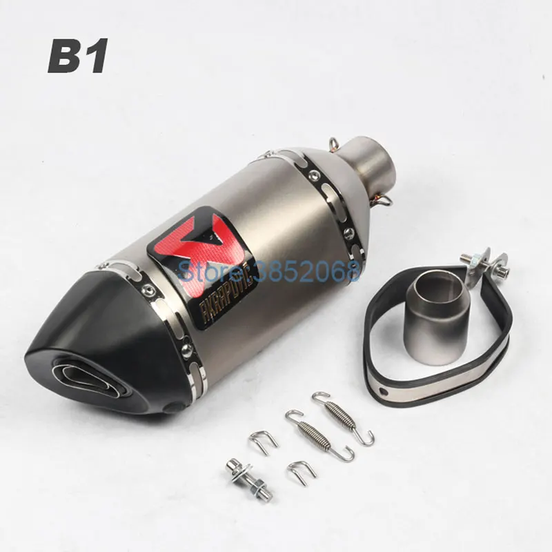 470 мм/380 мм Akrapovic мото глушитель для мотоцикла из углеродного волокна Escape с DB