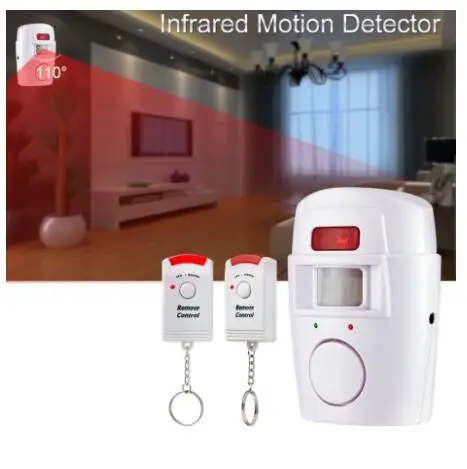 Two Remote Controller Wireless Home Security PIR Alert Infrared Sensor Alarm system Motion Detector Alarm Siren
Two Remote Controller Wireless Home Security PIR Alert Infrared Sensor Alarm system Motion Detector Alarm Siren