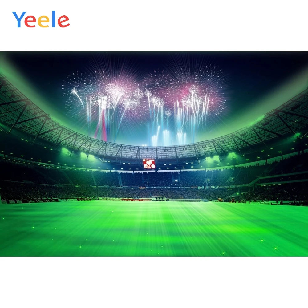 Yeele Football Field Night Light Firework Birthday Photography Backgrounds Customized Photographic Backdrops for Photo Studio
Yeele Football Field Night Light Firework Birthday Photography Backgrounds Customized Photographic Backdrops for Photo Studio