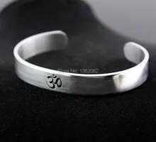 Cool Men Women's Silver Tone AUM OM Ohm Hindu Buddhist Hinduism Yoga India Stainless Steel Cuff Bangle Bracelet Jewelry MB194
Cool Men Women's Silver Tone AUM OM Ohm Hindu Buddhist Hinduism Yoga India Stainless Steel Cuff Bangle Bracelet Jewelry MB194