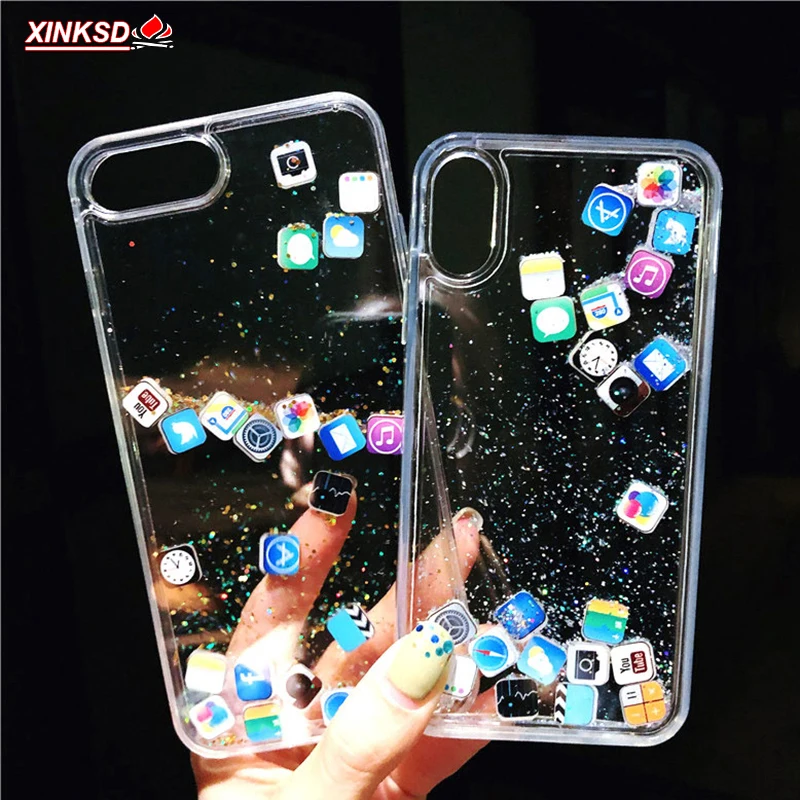 Quicksand Capinha For iPhone 7 7Plus 8 8Plus 6 6s Plus Dynamic Liquid Hard PC Case Cover For iPhone 7 X XS XR XS Max Clear Capa
Quicksand Capinha For iPhone 7 7Plus 8 8Plus 6 6s Plus Dynamic Liquid Hard PC Case Cover For iPhone 7 X XS XR XS Max Clear Capa