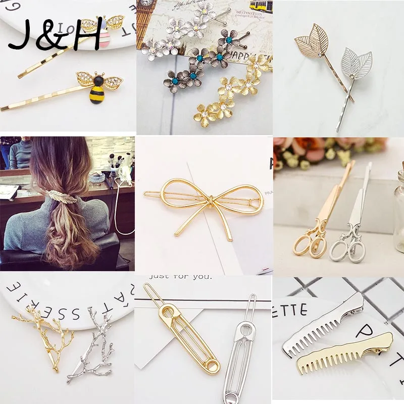 Fashion Hair Accessories Flower Hair Clip Pin Metal Geometric Alloy Hairband Feather Bee Hairgrip Barrette For Girls
Fashion Hair Accessories Flower Hair Clip Pin Metal Geometric Alloy Hairband Feather Bee Hairgrip Barrette For Girls
