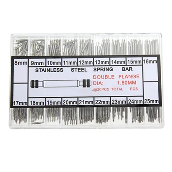 360pcs 8mm-25mm Watch Band Spring Bars Strap Link Pins Repair Watchmaker Stainless Steel Repair Tools Sets Top Quality
360pcs 8mm-25mm Watch Band Spring Bars Strap Link Pins Repair Watchmaker Stainless Steel Repair Tools Sets Top Quality