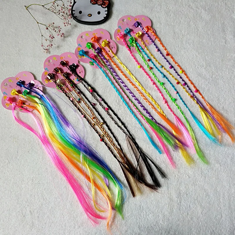 Lovely Cartoon Elastic Hair clip Colorful Wig tiara Hair Tie Kids Girls Rubber Ties Hair Accessories with Wig Decoration
Lovely Cartoon Elastic Hair clip Colorful Wig tiara Hair Tie Kids Girls Rubber Ties Hair Accessories with Wig Decoration