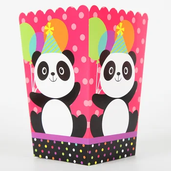 10pcs/lot Popcorn boxes Cartoon Panda Theme Disposable Tableware Sets Party Decoration for Kids Birthday Baby Shower 
10pcs/lot Popcorn boxes Cartoon Panda Theme Disposable Tableware Sets Party Decoration for Kids Birthday Baby Shower