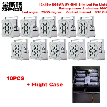 Free Shipping 10pcs/lot With Fightcase 12x18w 6in1 RGBWA UV Wireless Battery Power Led Par Light DMX Uplight
Free Shipping 10pcs/lot With Fightcase 12x18w 6in1 RGBWA UV Wireless Battery Power Led Par Light DMX Uplight