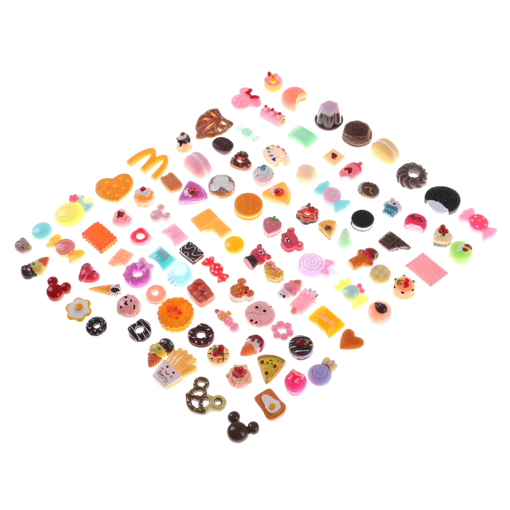 Kawaii 10pcs Mixed Food Set Mini Food Cakes Donuts Biscuit Dollhouse Miniature Kitchen Decoration for Children Kid Randomly Sent
Kawaii 10pcs Mixed Food Set Mini Food Cakes Donuts Biscuit Dollhouse Miniature Kitchen Decoration for Children Kid Randomly Sent