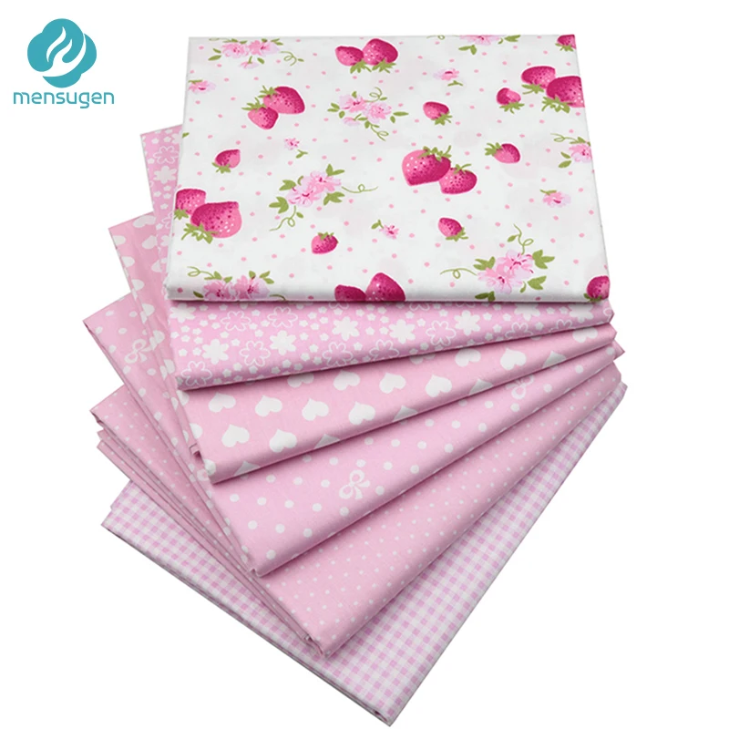 Mensugen 6pcs/lot 40cm*50cm Pink Series Floral Cotton Fabric for Sewing Quliting Patchwork Tilda Doll Cloth Scrapbook Material
Mensugen 6pcs/lot 40cm*50cm Pink Series Floral Cotton Fabric for Sewing Quliting Patchwork Tilda Doll Cloth Scrapbook Material