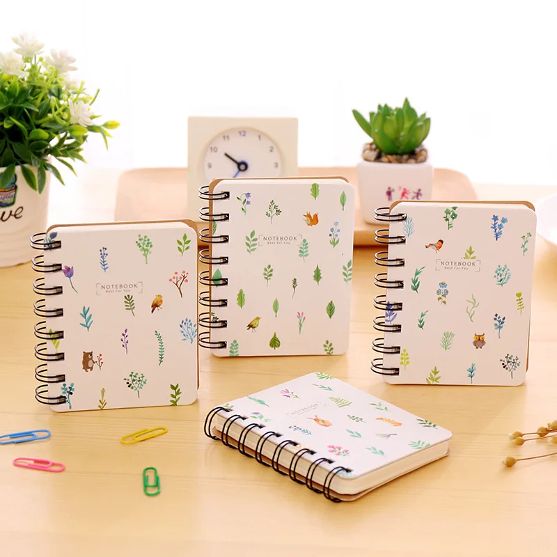 Mini Cute Flower Notebook Paper Kawaii Coil Ring Spiral Blank Notebook and Journals Diary Planner Agenda Stationary Store
Mini Cute Flower Notebook Paper Kawaii Coil Ring Spiral Blank Notebook and Journals Diary Planner Agenda Stationary Store