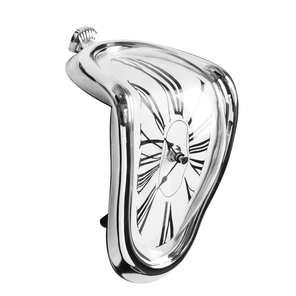 Creative Melting Clock Home Decoration Gift Surrealist Salvador Dali Style Clocks Surreal Distorted Wall Clock Shabby Chic 25XX1
Creative Melting Clock Home Decoration Gift Surrealist Salvador Dali Style Clocks Surreal Distorted Wall Clock Shabby Chic 25XX1