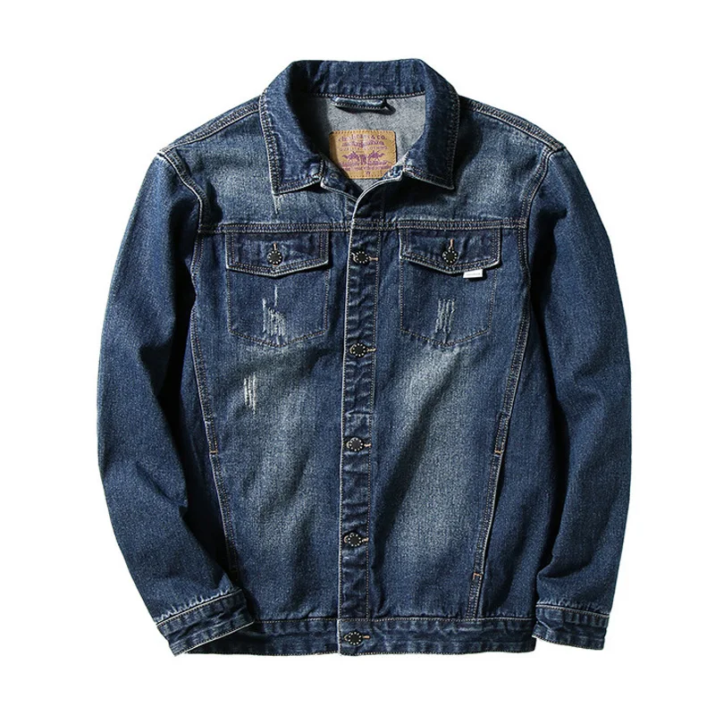 2019 New Spring And Autumn Denim Jean Casual Jacket Men Clothes Design Large ASIAN Size L-5XL 6XL 7XL
2019 New Spring And Autumn Denim Jean Casual Jacket Men Clothes Design Large ASIAN Size L-5XL 6XL 7XL