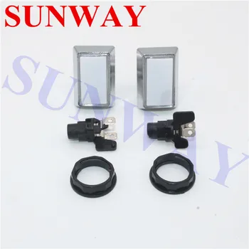 51*34mm 12 pcs of lighted button Chorme Illuminated Rectangle push button with microswitch for arcade game machine
51*34mm 12 pcs of lighted button Chorme Illuminated Rectangle push button with microswitch for arcade game machine