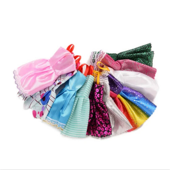 10pcs Party Mixed Dress New 2019 Hot Popular Style Random For Handmade Collection Kids Clothes Charm Doll Little Girls Dress
10pcs Party Mixed Dress New 2019 Hot Popular Style Random For Handmade Collection Kids Clothes Charm Doll Little Girls Dress