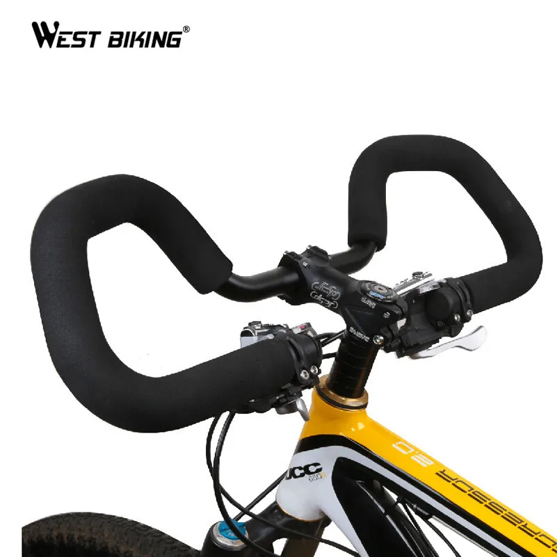 WEST BIKING Cycling Handlebar 25.4/ 31.8*590mm Aluminium MTB Road Bike Bicycle Butterfly Handlebar+ Handlebar cover Tape
WEST BIKING Cycling Handlebar 25.4/ 31.8*590mm Aluminium MTB Road Bike Bicycle Butterfly Handlebar+ Handlebar cover Tape