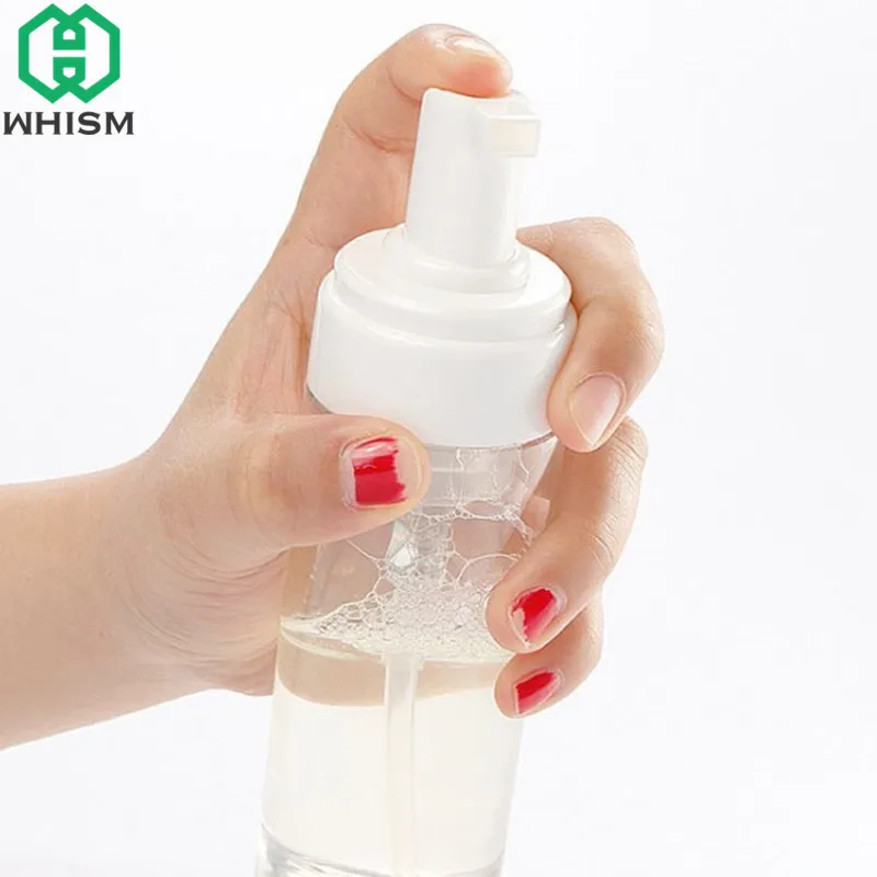 WHISM 50ml Plastic Foam Bottle Foaming Refillable Bottles Travel Face Lotion Container Soap Mouss Liquid Dispenser Jar with Cap
WHISM 50ml Plastic Foam Bottle Foaming Refillable Bottles Travel Face Lotion Container Soap Mouss Liquid Dispenser Jar with Cap