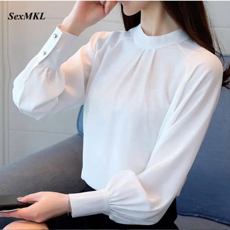 SEXMKL 2019 Long Sleeve Women Blouses White Shirt Fashion Casual Chiffon Office Blouse Korean Women's Clothing Ladies Tops Blusa
SEXMKL 2019 Long Sleeve Women Blouses White Shirt Fashion Casual Chiffon Office Blouse Korean Women's Clothing Ladies Tops Blusa