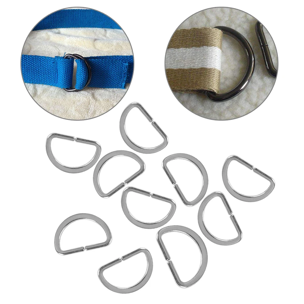 20PC Metal D Ring Buckle Webbing Backpack Bag Parts Leather Craft Strap Pet Collar Hook Scrapbooking Sewing Accessories
20PC Metal D Ring Buckle Webbing Backpack Bag Parts Leather Craft Strap Pet Collar Hook Scrapbooking Sewing Accessories