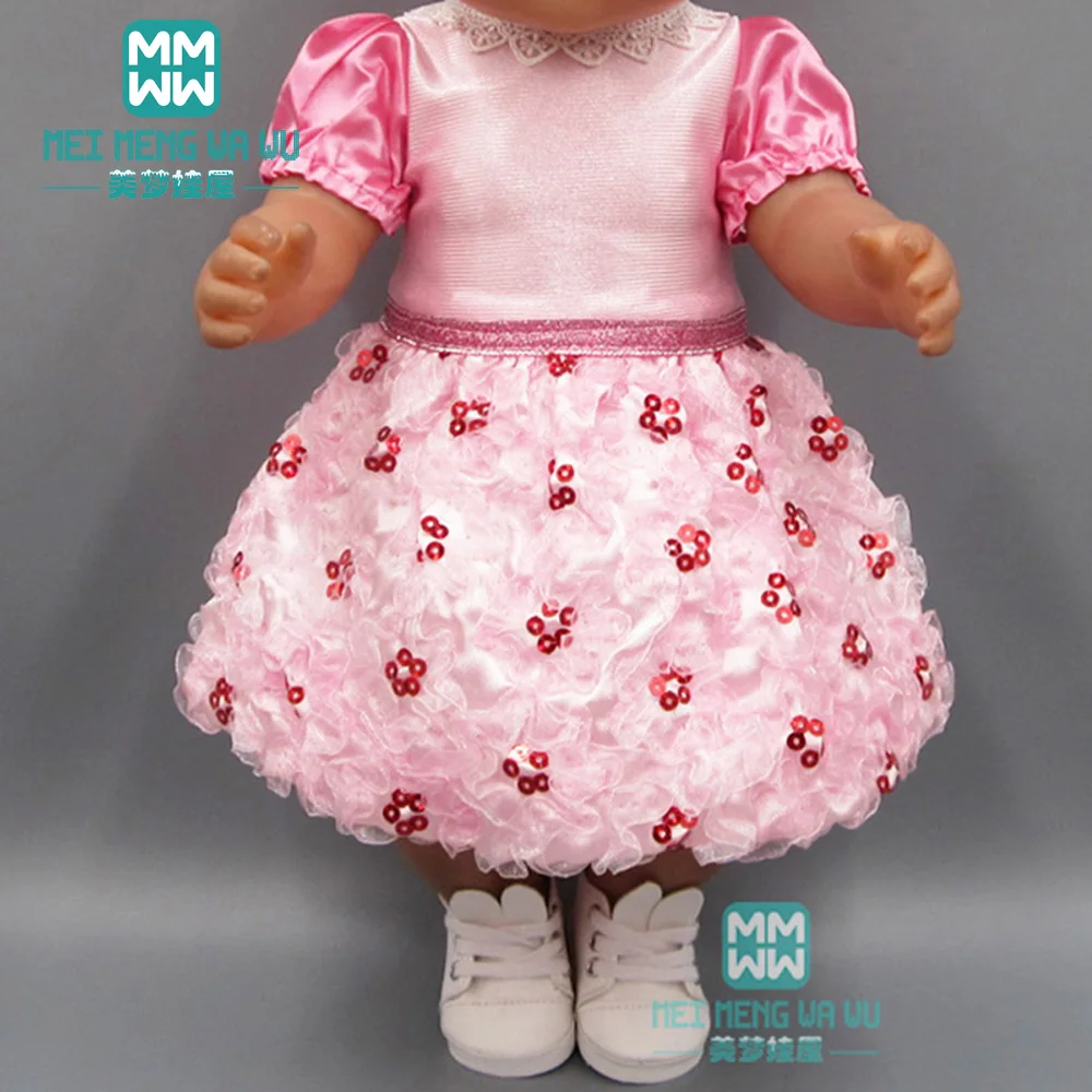 Baby jumpsuit princess dress for 43 cm toy new born baby doll and american doll Accessories 
Baby jumpsuit princess dress for 43 cm toy new born baby doll and american doll Accessories