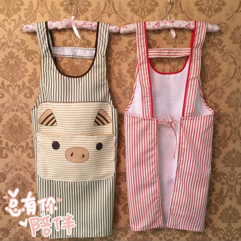 Couple cute Korean fashion padded waterproof apron men and women sleeveless adult smock kitchen custom printing
Couple cute Korean fashion padded waterproof apron men and women sleeveless adult smock kitchen custom printing