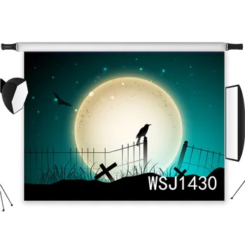 LB Polyester & Vinyl Halloween Terrible Cemetery Huge Full Moon Backdrops Background For Photography Studio Backdrop Photo Props
LB Polyester & Vinyl Halloween Terrible Cemetery Huge Full Moon Backdrops Background For Photography Studio Backdrop Photo Props