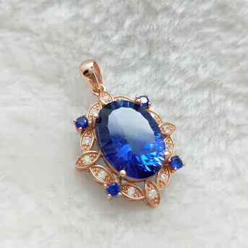 FLZB ,Elegant big topaz gemstone tanzanite color oval 12*16mm 12.5ct in 925 sterling with 18k white gold plated charming pendant
FLZB ,Elegant big topaz gemstone tanzanite color oval 12*16mm 12.5ct in 925 sterling with 18k white gold plated charming pendant