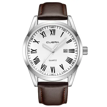 Watch Men Reloj Hombre Cuena Fashion Men's Leather Military Date Analog Quartz Wrist Watch Business Watches Erkek Kol Saati
Watch Men Reloj Hombre Cuena Fashion Men's Leather Military Date Analog Quartz Wrist Watch Business Watches Erkek Kol Saati