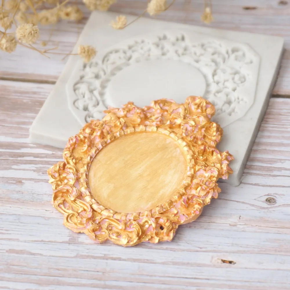 European pattern border mirror silicone mold fondant mold cake decorating tools chocolate gumpaste mold
European pattern border mirror silicone mold fondant mold cake decorating tools chocolate gumpaste mold